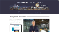 Desktop Screenshot of masterheartinstitute.com